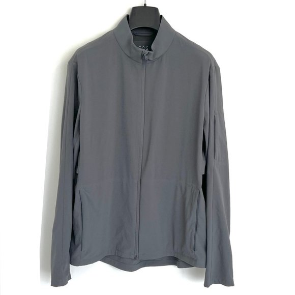 COS Men's Gray Performance Running Jacket - Size L - Picture 1 of 7